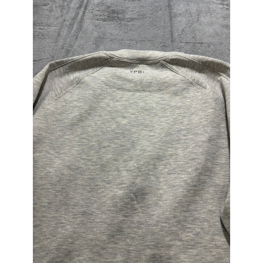Abercrombie & Fitch YPB neoKNIT Crewneck Sweatshirt Grey Heather Mens Medium - Picture 12 of 12